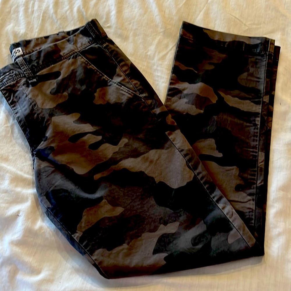 Express gray camo chinos